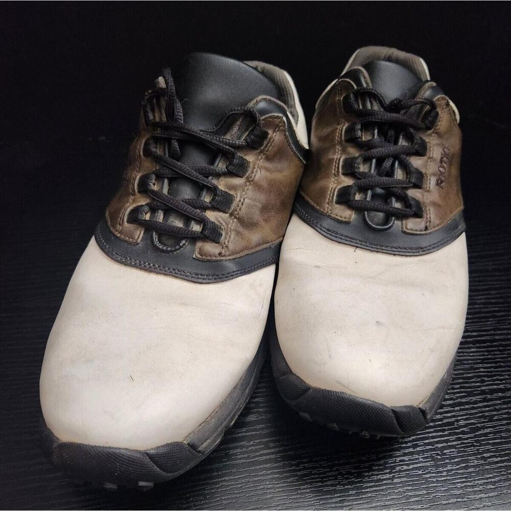 Footjoy soft spike Saddle Golf‎ Shoes Brown White Men's size 11 M